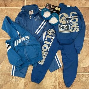 NFL Detroit Lions Kids Bundle - Blue and White